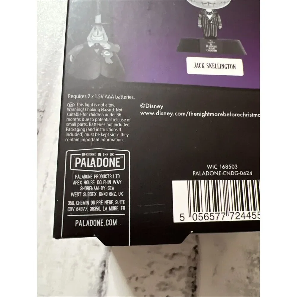 Jack Skellington Light The Nightmare Before Christmas Paladone Disney Figure NEW